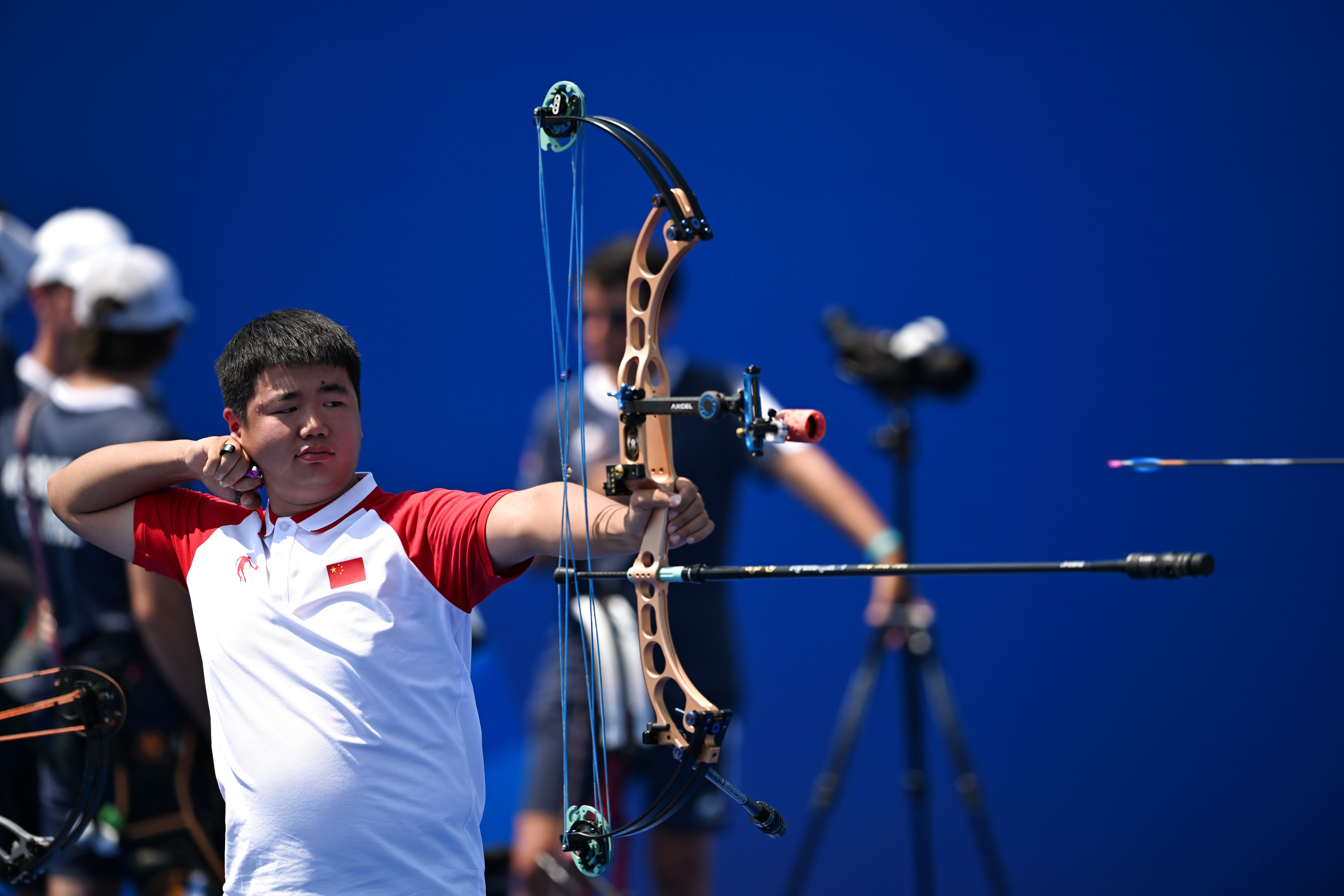 od体育网页版-中国男子射箭选手发挥出色，晋级半决赛